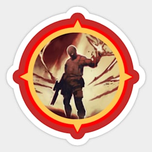 Pyromancer Feed The Flames Logo Sticker